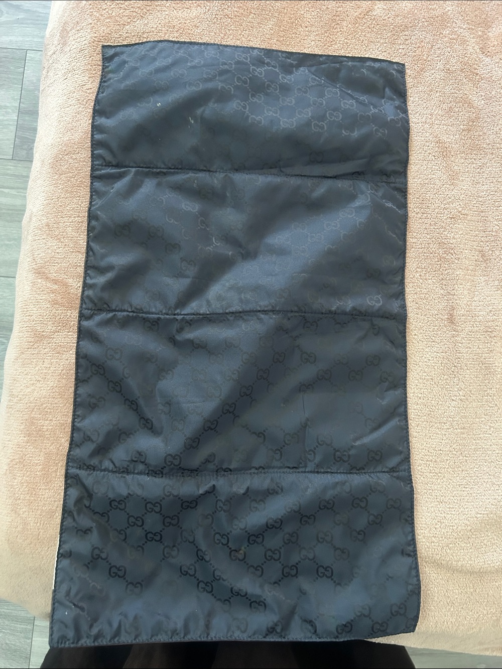 Authentic Gucci Blue Changing Mat for baby Gucci Bag GG